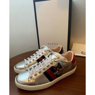 グッチ(Gucci)の【GUCCI】エンブロイダリー付スニーカー(レディース)(スニーカー)