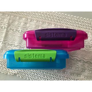 【 Kaiさま専用】　sistema☆システマ　サンドイッチタッパー(容器)