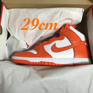 ナイキ(NIKE)のNIKE DUNK HIGH Orange Blaze Syracuse 29(スニーカー)