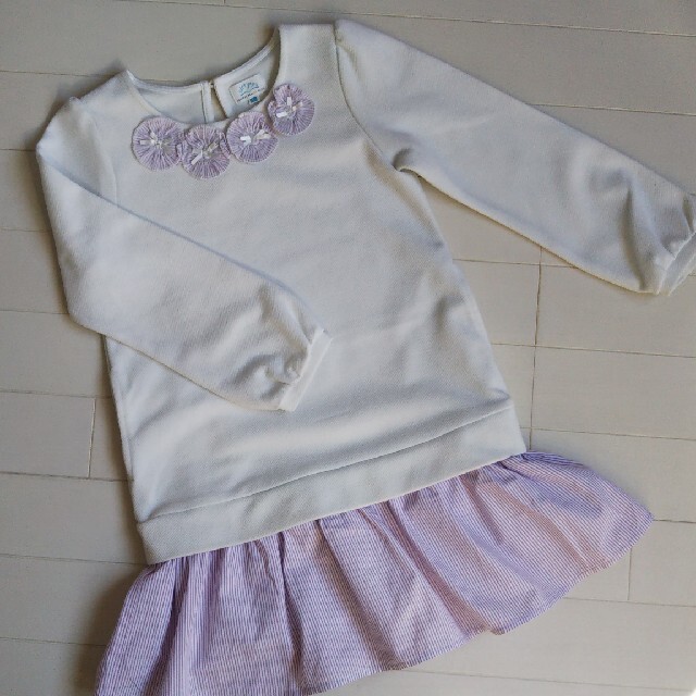 NATURAL BEAUTY BASIC(ナチュラルビューティーベーシック)のNATURAL BEAUTY BASIC チュニック 120 キッズ/ベビー/マタニティのキッズ服女の子用(90cm~)(ワンピース)の商品写真