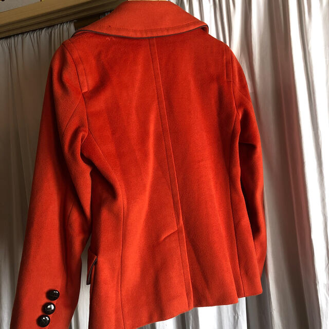 Max Mara(マックスマーラ)の訳ありマックスマーラシックなオレンジジャケットコート レディースのジャケット/アウター(テーラードジャケット)の商品写真