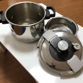 ティファール(T-fal)のティファール T-fal 圧力鍋 6L クリプソ 調理器具(調理道具/製菓道具)