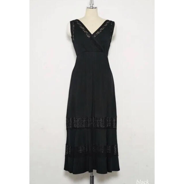 Herlipto♡ Lace-trimmed Jersey Long Dress