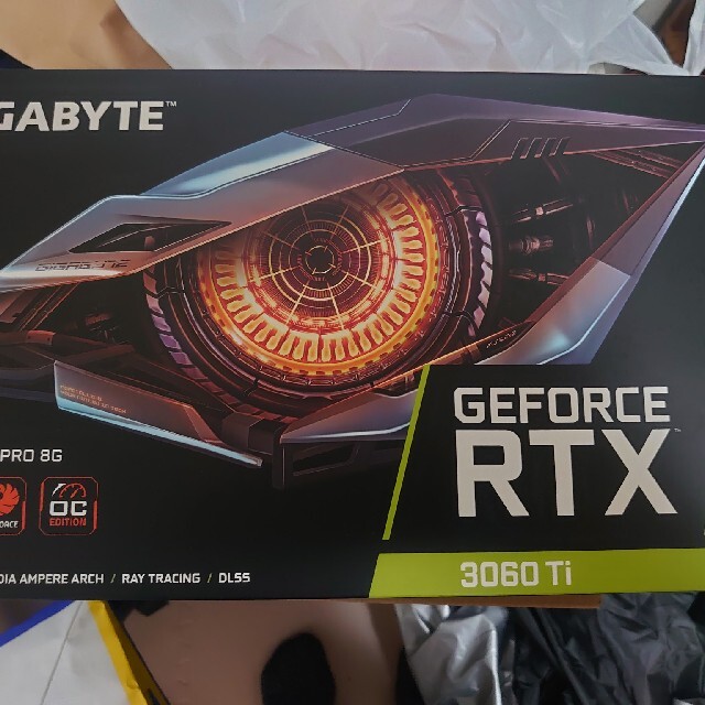 3060 Ti  新品未開封   GIGABYTE RTX 3060 Tiスマホ/家電/カメラ