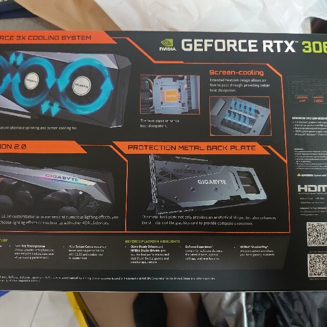 GIGABYTE GEFORCE RTX 3060ti 新品未開封