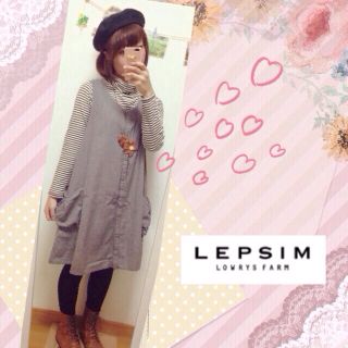 レプシィム(LEPSIM)のゆるふわ♡ワンピ(ひざ丈ワンピース)