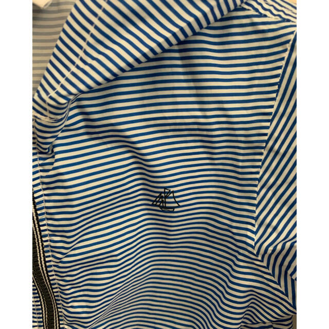PETIT BATEAU(プチバトー)のプチバトー　フード付ウィンドジャケット　81cm キッズ/ベビー/マタニティのベビー服(~85cm)(ジャケット/コート)の商品写真