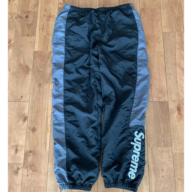 パンツセットsupreme side logo track pant M black