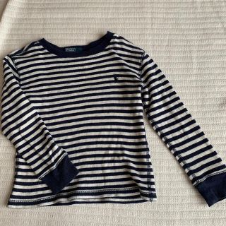 ポロラルフローレン(POLO RALPH LAUREN)のラルフローレン　ポロ　カットソー　ボーダー　3T 100(Tシャツ/カットソー)