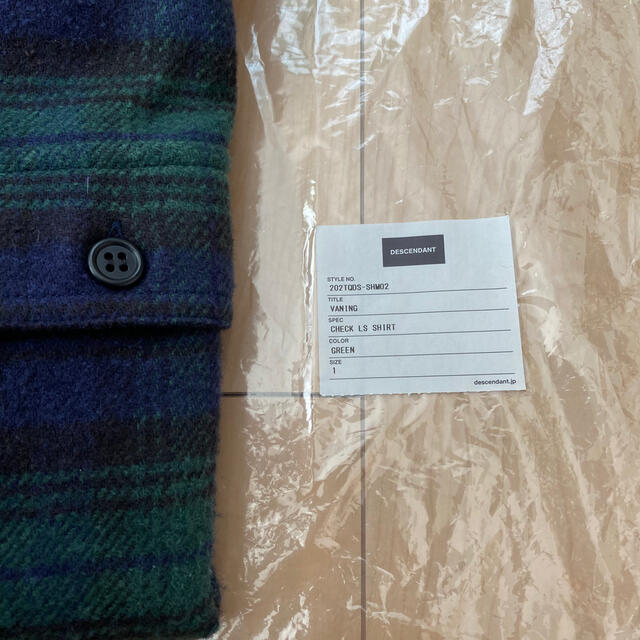 20AW DESCENDANT VANING CHECK LS SHIRT 20AW DESCENDANT VANING CHECK LS SHIRT