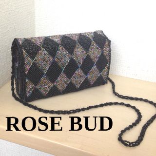 ローズバッド(ROSE BUD)の新品ROSE BUD 上品ビーズバッグ♡(クラッチバッグ)