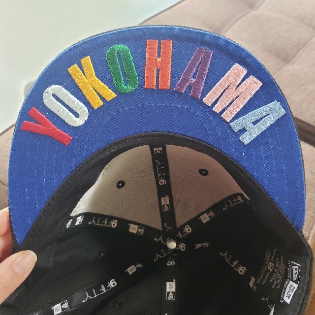 横浜DeNAベイスターズ(ヨコハマディーエヌエーベイスターズ)のベイスターズ　NEW ERA CAP スポーツ/アウトドアの野球(応援グッズ)の商品写真