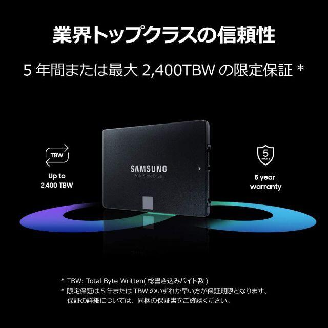 【新品保証有】2.5インチSSD サムスン 870 EVO 500GB 3