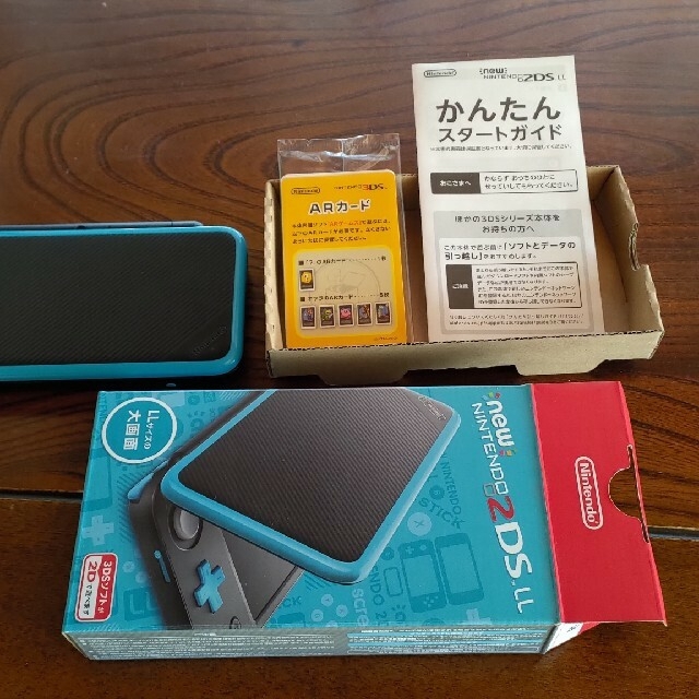 Nintendo NEWニンテンドー2DS LL ブラック/ターコイズ 2