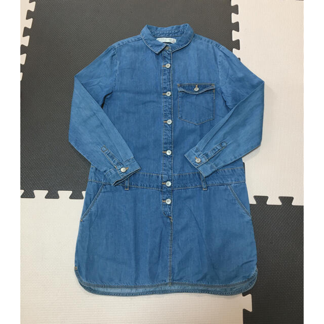 ZARA(ザラ)のZARA デニムワンピース キッズ/ベビー/マタニティのキッズ服女の子用(90cm~)(ワンピース)の商品写真