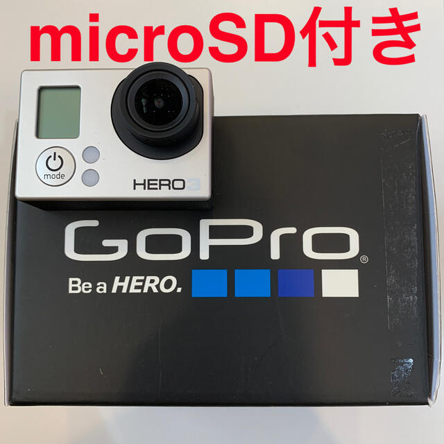 GoPro HERO3 microSD付きスマホ/家電/カメラ