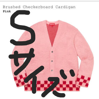 シュプリーム(Supreme)のBrushed Checkerboard Cardigan 新品未使用　Sサイズ(カーディガン)