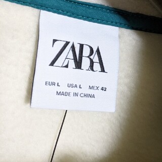 ZARA - ZARA切り替えﾌﾘｰｽﾌﾟﾙｵｰﾊﾞｰの通販 by Mino's shop｜ザラ