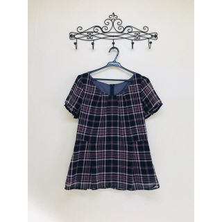 プロポーションボディドレッシング(PROPORTION BODY DRESSING)の☆PROPOTION 上品チェックトップス☆(シャツ/ブラウス(半袖/袖なし))