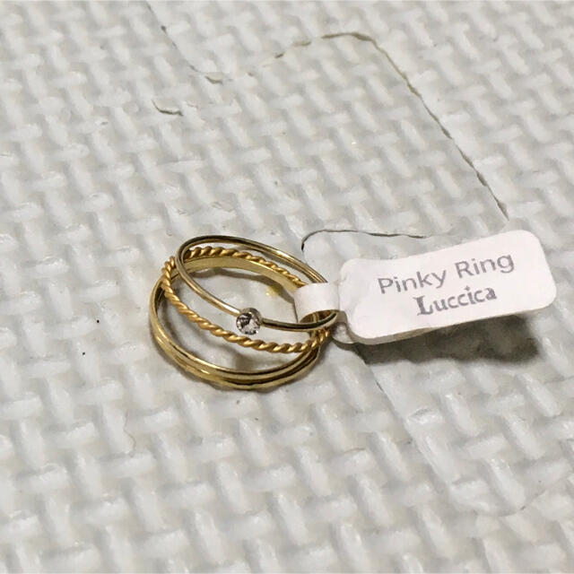 ピンキーリング　ゴールド　4本セット レディースのアクセサリー(リング(指輪))の商品写真