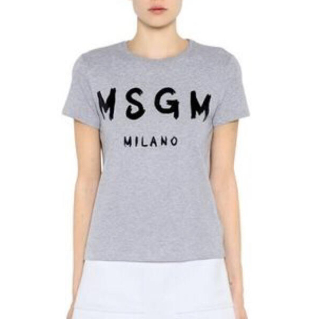 美品 MSGM グレーＳ????Tシャツ