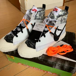 ナイキ(NIKE)の【tata様専用】NIKE×READYMADE BLAZER MID White(スニーカー)