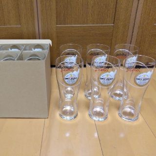 アサヒ(アサヒ)の【新品・未使用】ビアグラス　☆12個セット☆　ドライゼロ　クリーミーグラス🍻(グラス/カップ)