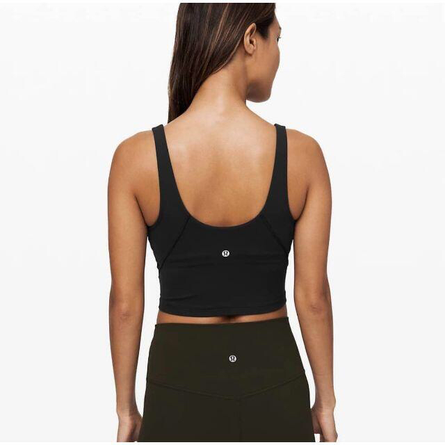 lululemon(ルルレモン)のlululemon ルルレモンAlign Tank Black Size 4 スポーツ/アウトドアのトレーニング/エクササイズ(ヨガ)の商品写真