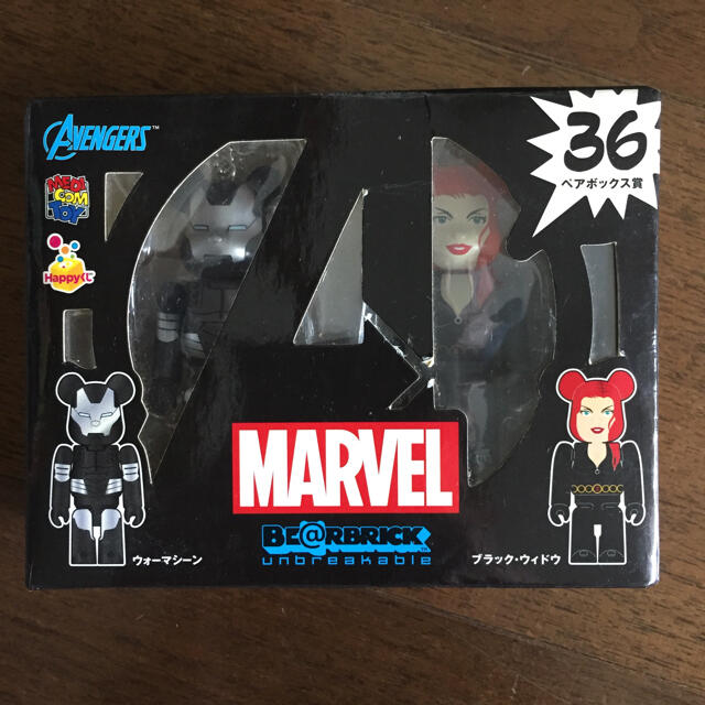 MARVEL(マーベル)のBE@RBRICK ベアブリック ウォーマシーン ブラック・ウィドウ マーベル エンタメ/ホビーのフィギュア(アメコミ)の商品写真