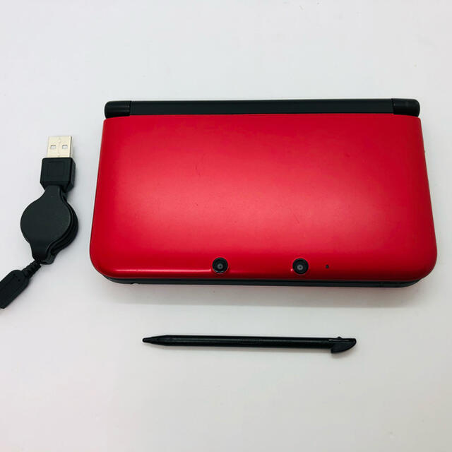 ニンテンドー3DS - 3DSLL本体(レッドブラック)&SDカード(2GB)の