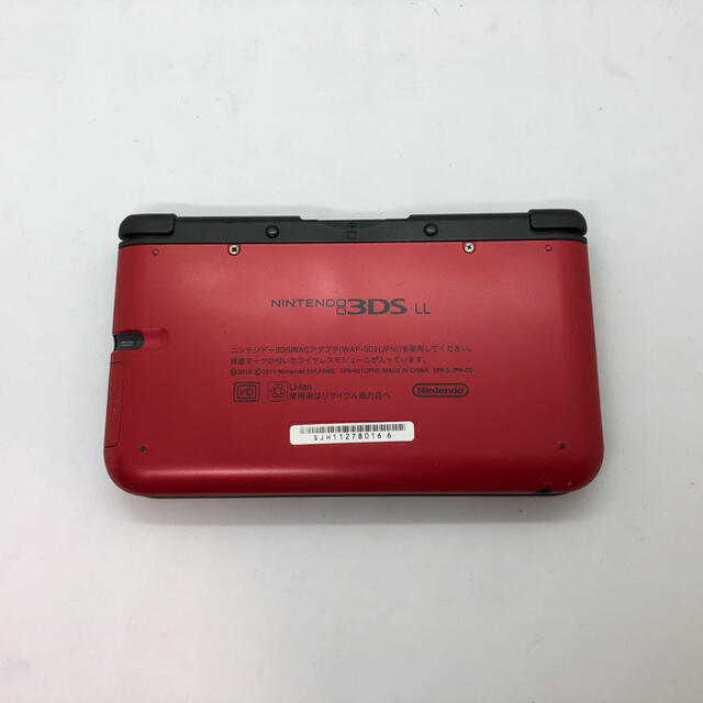 ニンテンドー3DS(ニンテンドー3DS)の3DSLL本体（レッドブラック）＆SDカード（2GB） エンタメ/ホビーのゲームソフト/ゲーム機本体(携帯用ゲーム機本体)の商品写真