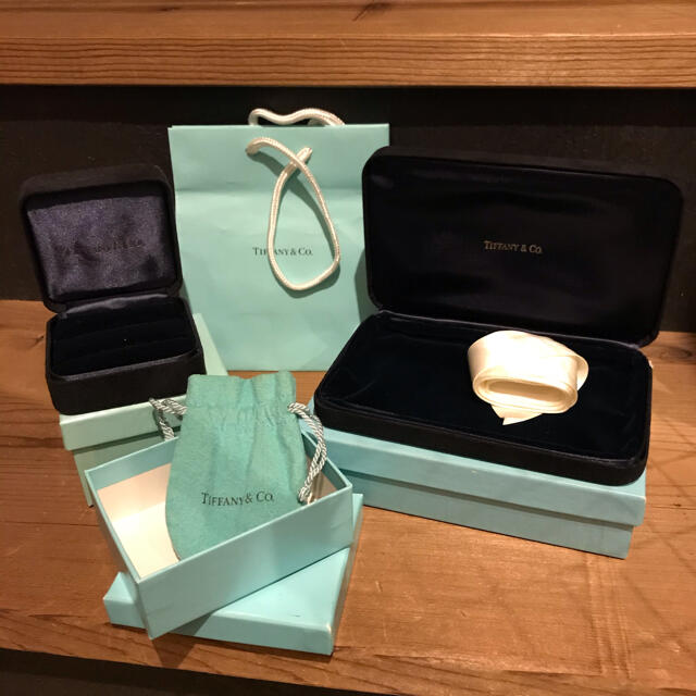 Tiffany & Co.(ティファニー)のティファニー　Tiffany&Co. ジュエリーボックス　ケース  空箱　set インテリア/住まい/日用品のインテリア小物(小物入れ)の商品写真