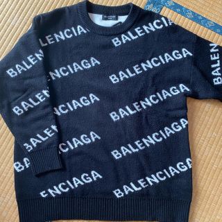 バレンシアガ(Balenciaga)のバレンシアガ　ロゴニット(ニット/セーター)