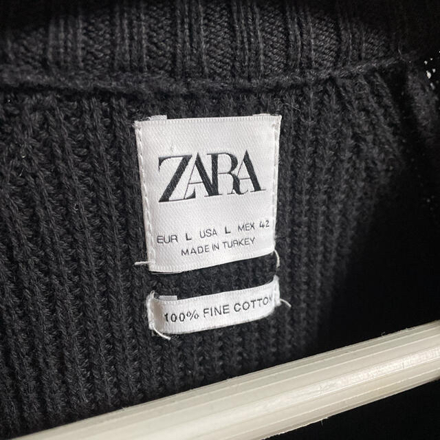 Zara Zara ザラ メンズ ニット セーター トップス ブラック 黒の通販 By Hello S Shop ザラならラクマ