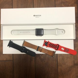 アップルウォッチ(Apple Watch)のApplewatch3 GPS 38mm(腕時計(デジタル))