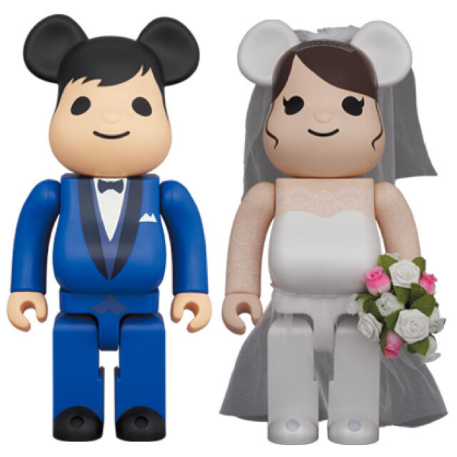 MEDICOM TOY(メディコムトイ)のBE@RBRICK グリーティング 結婚 4 PLUS 400％ エンタメ/ホビーのフィギュア(その他)の商品写真