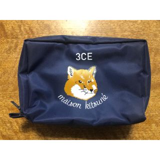 メゾンキツネ(MAISON KITSUNE')の3ce メゾンキツネ　コラボポーチ　MAISON KITSUNE 新品未使用(ポーチ)