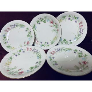 ノリタケ(Noritake)のノリタケ食器　小皿　花柄　ウエジウッド　ミントン(食器)