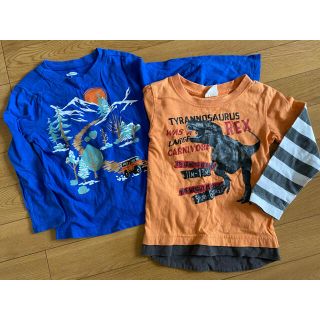 オールドネイビー(Old Navy)の長袖シャツ２枚セット　サイズ100(Tシャツ/カットソー)