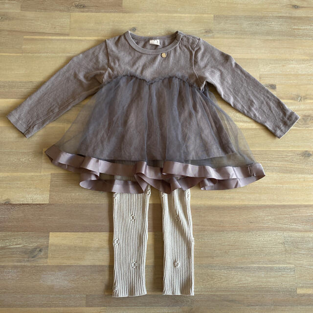 petit main(プティマイン)のpetit main セット 女の子 90 キッズ/ベビー/マタニティのキッズ服女の子用(90cm~)(Tシャツ/カットソー)の商品写真