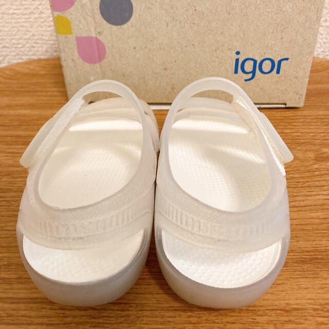 こどもビームス(コドモビームス)のigor イゴール 22 BONDI ボンディ 13cm ホワイト BLANCO キッズ/ベビー/マタニティのベビー靴/シューズ(~14cm)(サンダル)の商品写真