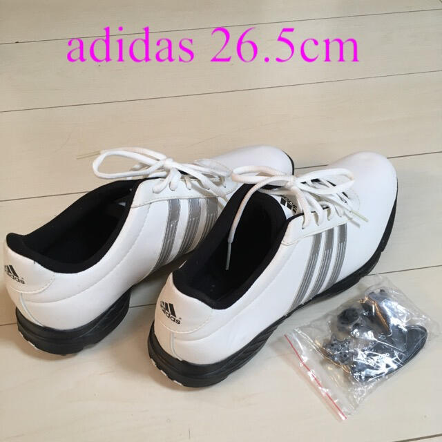 adidas(アディダス)の値下げしました。adidas ゴルフシューズ　26.5cm スポーツ/アウトドアのゴルフ(シューズ)の商品写真