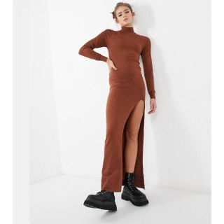 エイソス(asos)のGirl In Mind's スリット入りロングワンピース(ロングワンピース/マキシワンピース)