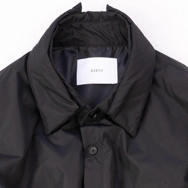 1LDK SELECT(ワンエルディーケーセレクト)のstein OVERSIZED PADDED SHIRT "BLACK" メンズのジャケット/アウター(ブルゾン)の商品写真