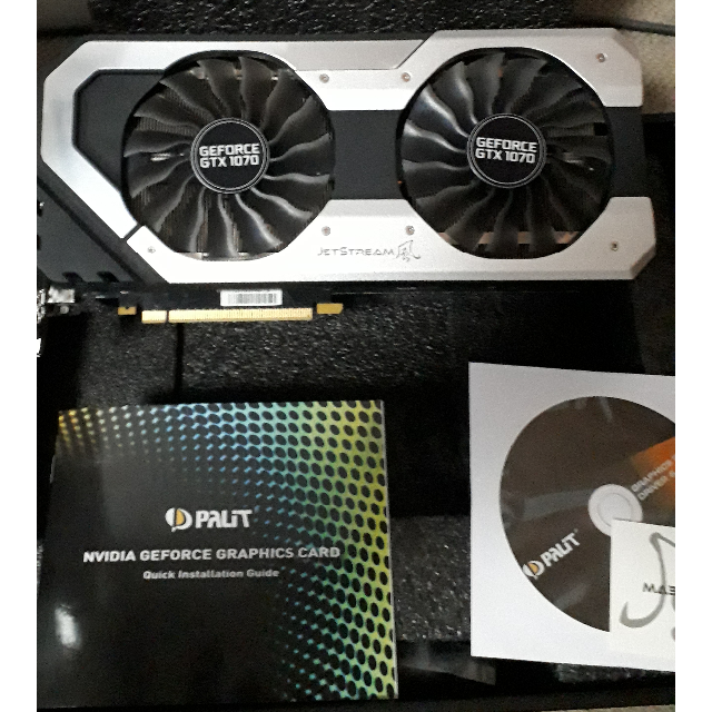 Palit GeForce GTX1070 JetStreamPCパーツ