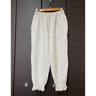 ネストローブ(nest Robe)のネストローブ　リネンフリルイージーパンツ　美品！(カジュアルパンツ)