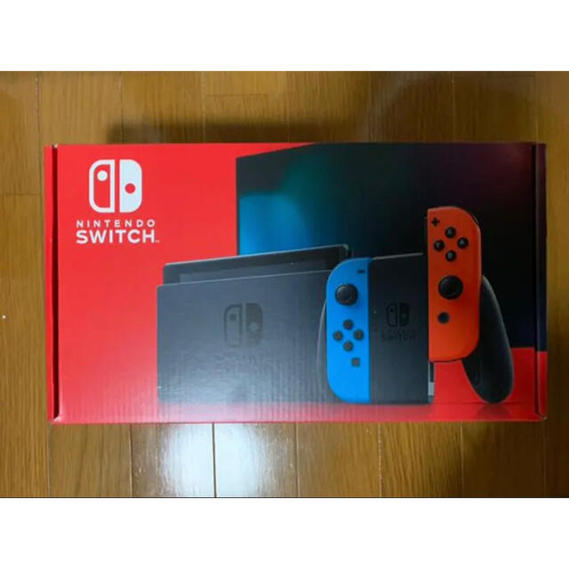 switch ネオンレッド　ネオンブルー　店舗印あり　新品未開封　即日対応