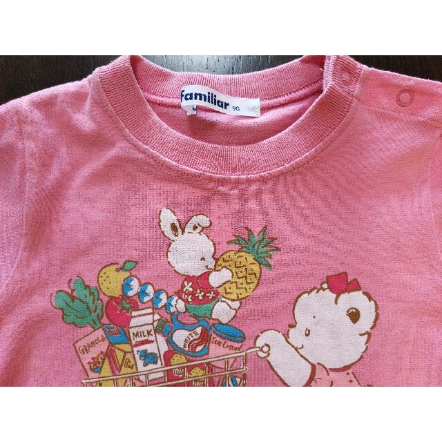 familiar(ファミリア)のfamiliar　半袖Tシャツ　90センチ キッズ/ベビー/マタニティのキッズ服女の子用(90cm~)(Tシャツ/カットソー)の商品写真