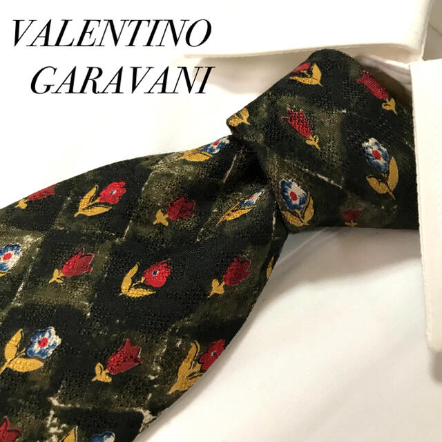 valentino garavani(ヴァレンティノガラヴァーニ)のVALENTINO GARAVANI ヴァレンティノガラヴァーニ 花柄 ネクタイ メンズのファッション小物(ネクタイ)の商品写真