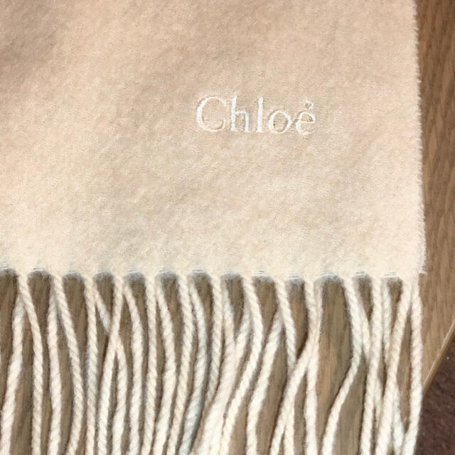 Chloe(クロエ)のクロエ　マフラー　カシミヤ100% レディースのファッション小物(マフラー/ショール)の商品写真